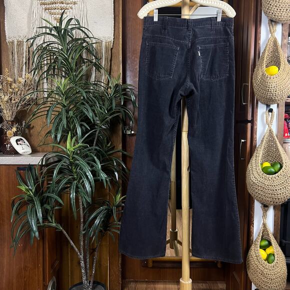 Vintage 70s Levi's 646 Corduroy Pants 32x32 | Brown Bootcut Flare White Tab RARE - Picture 2 of 16